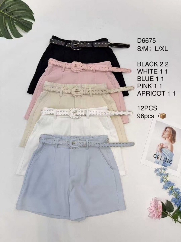 Szorty damskie Roz S/M-L/XL , Mix Kolor Paczka 12 szt